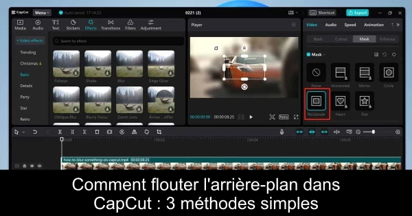 Comment flouter l'arrière-plan dans CapCut : 3 méthodes simples