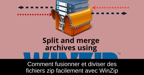 Comment fusionner et diviser des fichiers zip facilement avec WinZip