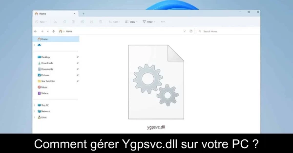 Comment gérer Ygpsvc.dll sur votre PC ?