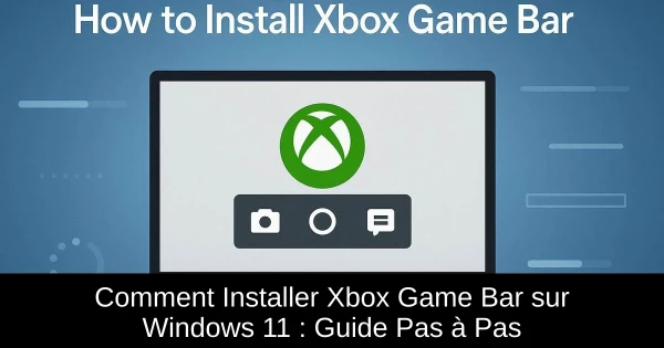 Comment Installer Xbox Game Bar sur Windows 11 : Guide Pas à Pas