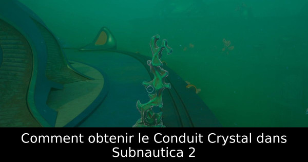 Comment obtenir le Conduit Crystal dans Subnautica 2