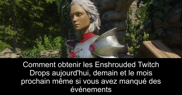 Comment obtenir les Enshrouded Twitch Drops aujourd'hui, demain et le mois prochain même si vous avez manqué des événements