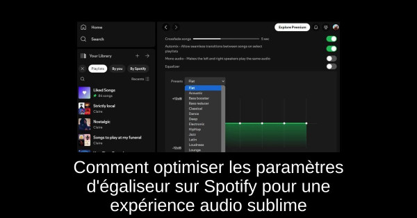 Comment optimiser les paramètres d'égaliseur sur Spotify pour une expérience audio sublime Comment optimiser les paramètres d'égaliseur sur Spotify pour une expérience audio sublime