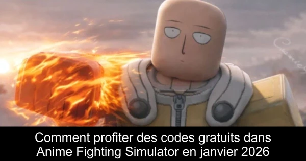 Comment profiter des codes gratuits dans Anime Fighting Simulator en janvier 2026