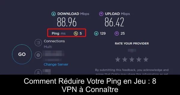 Comment Réduire Votre Ping en Jeu : 8 VPN à Connaître