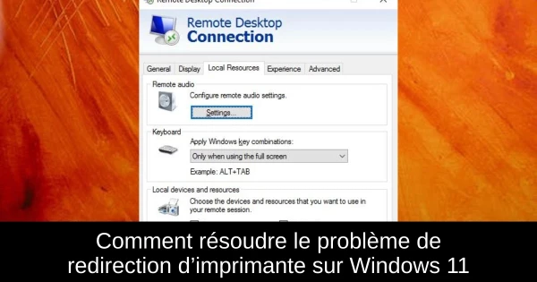 Comment résoudre le problème de redirection d’imprimante sur Windows 11