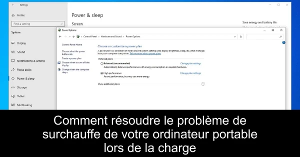 Comment résoudre le problème de surchauffe de votre ordinateur portable lors de la charge