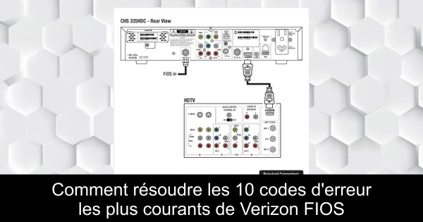 Comment résoudre les 10 codes d'erreur les plus courants de Verizon FIOS