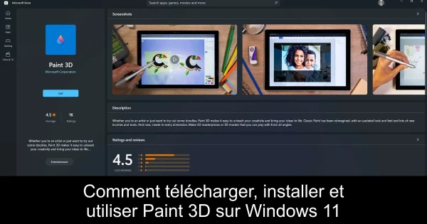 Comment télécharger, installer et utiliser Paint 3D sur Windows 11