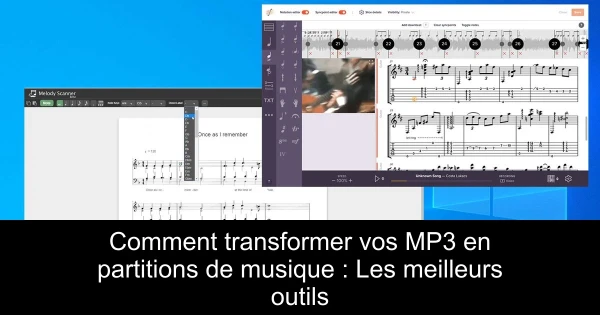 Comment transformer vos MP3 en partitions de musique : Les meilleurs outils