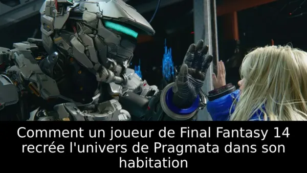 Comment un joueur de Final Fantasy 14 recrée l'univers de Pragmata dans son habitation