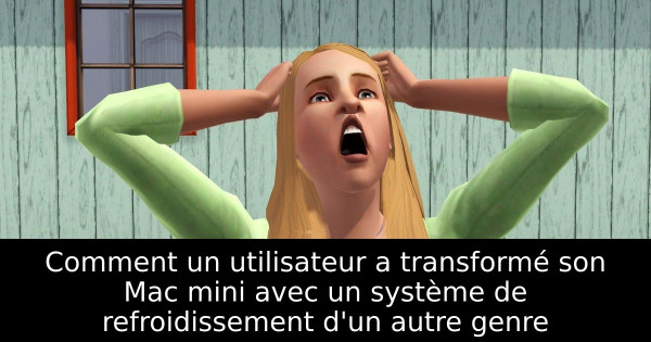 Comment un utilisateur a transformé son Mac mini avec un système de refroidissement d'un autre genre