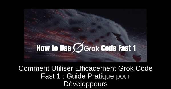 Comment Utiliser Efficacement Grok Code Fast 1 : Guide Pratique pour Développeurs