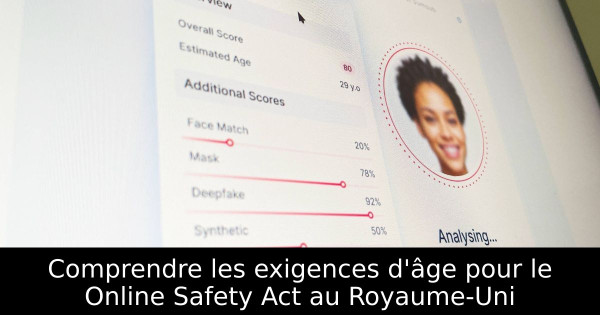 Comprendre les exigences d'âge pour le Online Safety Act au Royaume-Uni