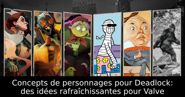 Concepts de personnages pour Deadlock: des idées rafraîchissantes pour Valve