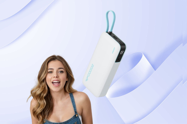 CUKTECH Batterie Externe 20000 mAh 45W Samsung Galaxy avec câble intégré – Le meilleur rapport qualité/prix à moins de 31 €