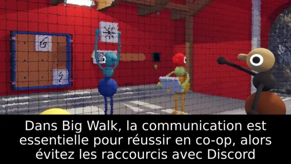 Dans Big Walk, la communication est essentielle pour réussir en co-op, alors évitez les raccourcis avec Discord