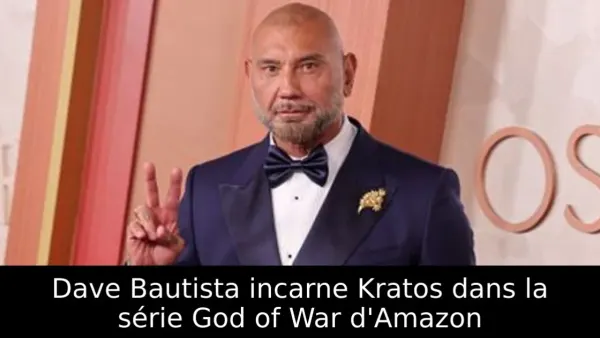 Dave Bautista incarne Kratos dans la série God of War d'Amazon