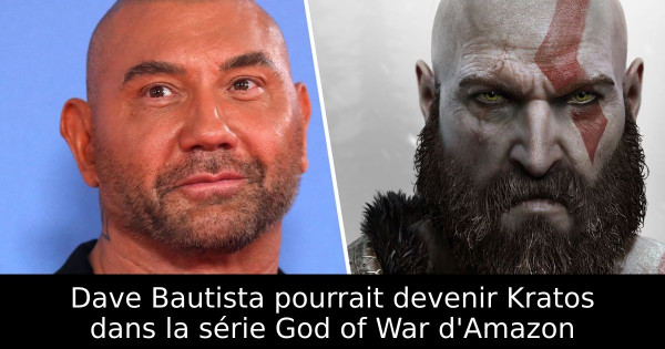 Dave Bautista pourrait devenir Kratos dans la série God of War d'Amazon