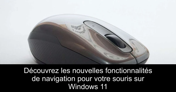 Découvrez les nouvelles fonctionnalités de navigation pour votre souris sur Windows 11