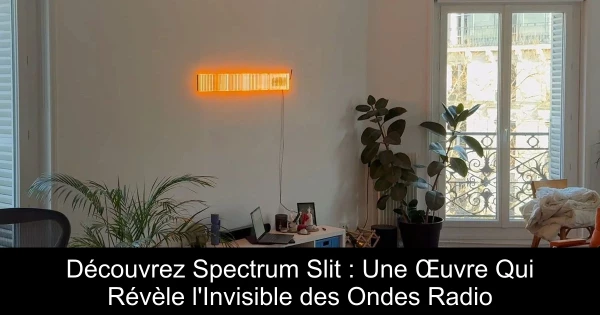 Découvrez Spectrum Slit : Une Œuvre Qui Révèle l'Invisible des Ondes Radio