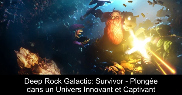 Deep Rock Galactic: Survivor - Plongée dans un Univers Innovant et Captivant