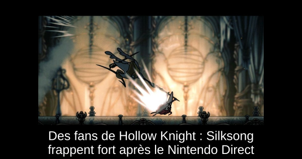 Des fans de Hollow Knight : Silksong frappent fort après le Nintendo Direct