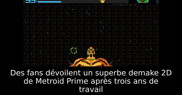 Des fans dévoilent un superbe demake 2D de Metroid Prime après trois ans de travail