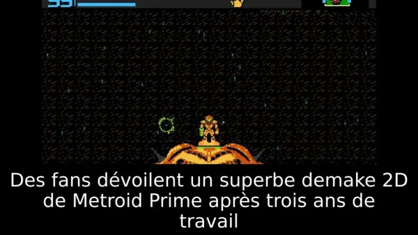 Des fans dévoilent un superbe demake 2D de Metroid Prime après trois ans de travail