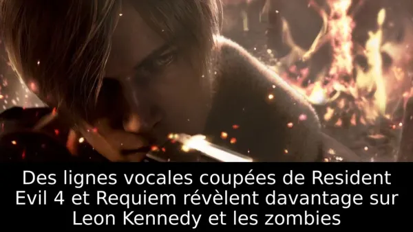 Des lignes vocales coupées de Resident Evil 4 et Requiem révèlent davantage sur Leon Kennedy et les zombies