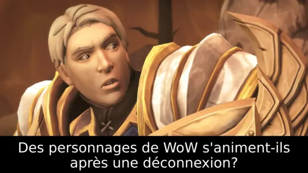 Des personnages de WoW s'animent-ils après une déconnexion?