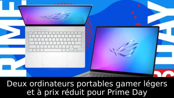 Deux ordinateurs portables gamer légers et à prix réduit pour Prime Day