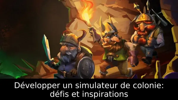 Développer un simulateur de colonie: défis et inspirations