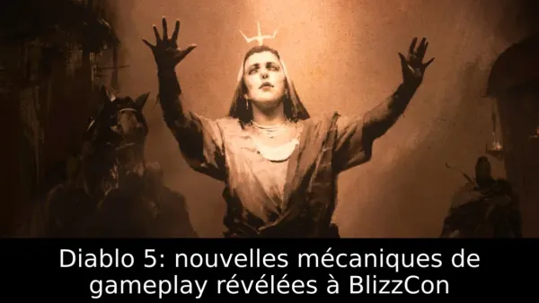 Diablo 5: nouvelles mécaniques de gameplay révélées à BlizzCon