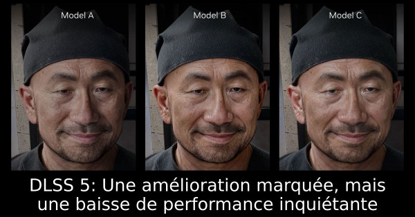 DLSS 5: Une amélioration marquée, mais une baisse de performance inquiétante