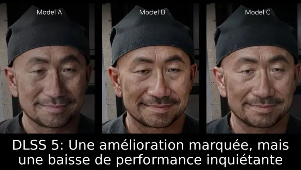 DLSS 5: Une amélioration marquée, mais une baisse de performance inquiétante