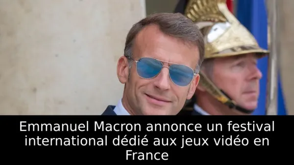 Emmanuel Macron annonce un festival international dédié aux jeux vidéo en France