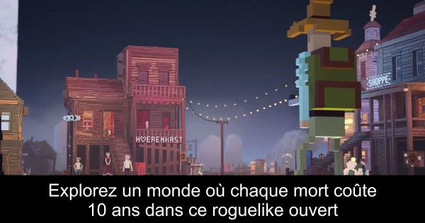 Explorez un monde où chaque mort coûte 10 ans dans ce roguelike ouvert