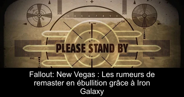Fallout: New Vegas : Les rumeurs de remaster en ébullition grâce à Iron Galaxy