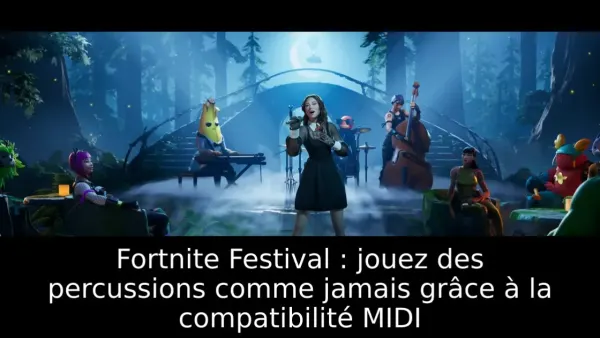 Fortnite Festival : jouez des percussions comme jamais grâce à la compatibilité MIDI