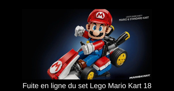 Fuite en ligne du set Lego Mario Kart 18+