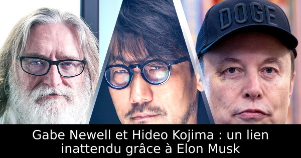 Gabe Newell et Hideo Kojima : un lien inattendu grâce à Elon Musk
