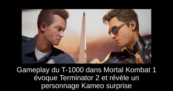 Gameplay du T-1000 dans Mortal Kombat 1 évoque Terminator 2 et révèle un personnage Kameo surprise