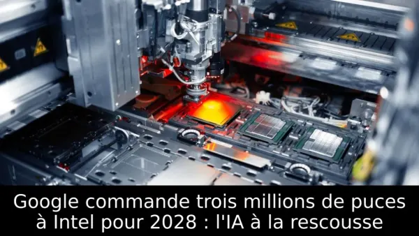 Google commande trois millions de puces à Intel pour 2028 : l'IA à la rescousse