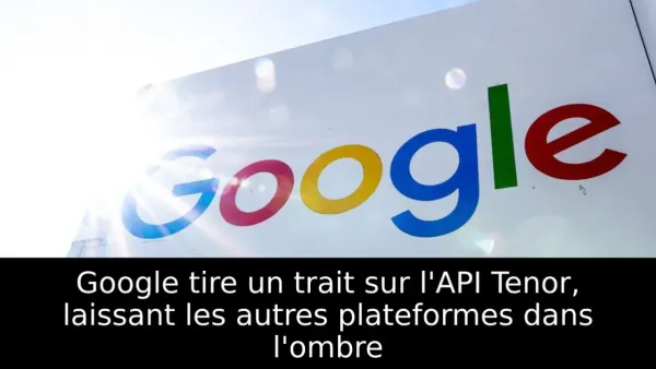 Google tire un trait sur l'API Tenor, laissant les autres plateformes dans l'ombre