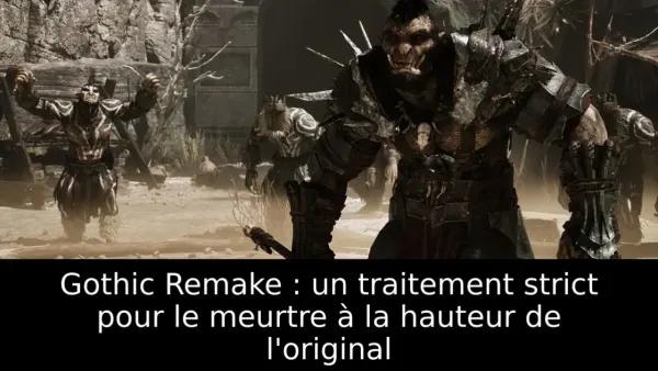 Gothic Remake : un traitement strict pour le meurtre à la hauteur de l'original