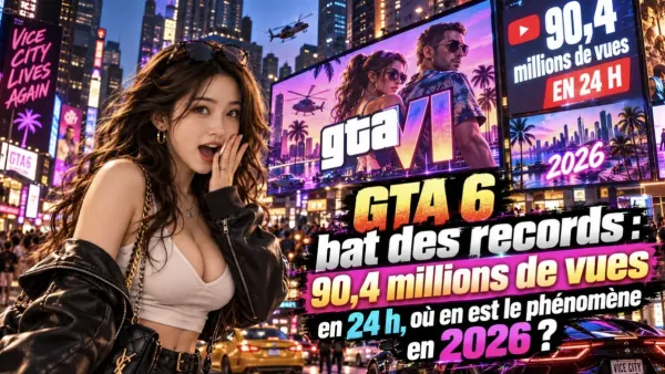 GTA 6 bat des records : 90,4 millions de vues en 24 h, où en est le phénomène en 2026 ?