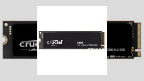 Crucial P310 SSD 2To PCIe Gen4 NVMe M.2 2280, jusqu’à 7.100 Mo/s, Compatible avec Ordinateur Portable et de Bureau & Consoles de jeux Portables, Disque Dur Interne - CT2000P310SSD801 : les meilleures offres par magasin
