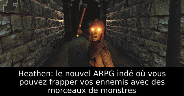 Heathen: le nouvel ARPG indé où vous pouvez frapper vos ennemis avec des morceaux de monstres