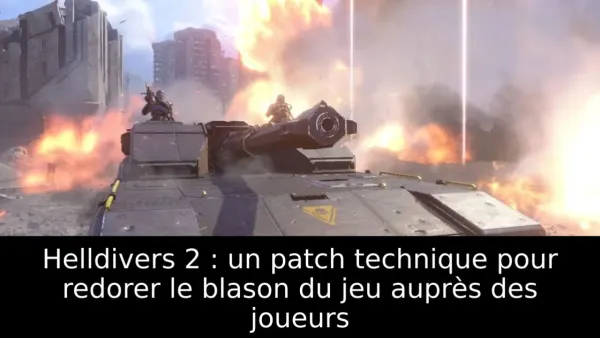 Helldivers 2 : un patch technique pour redorer le blason du jeu auprès des joueurs